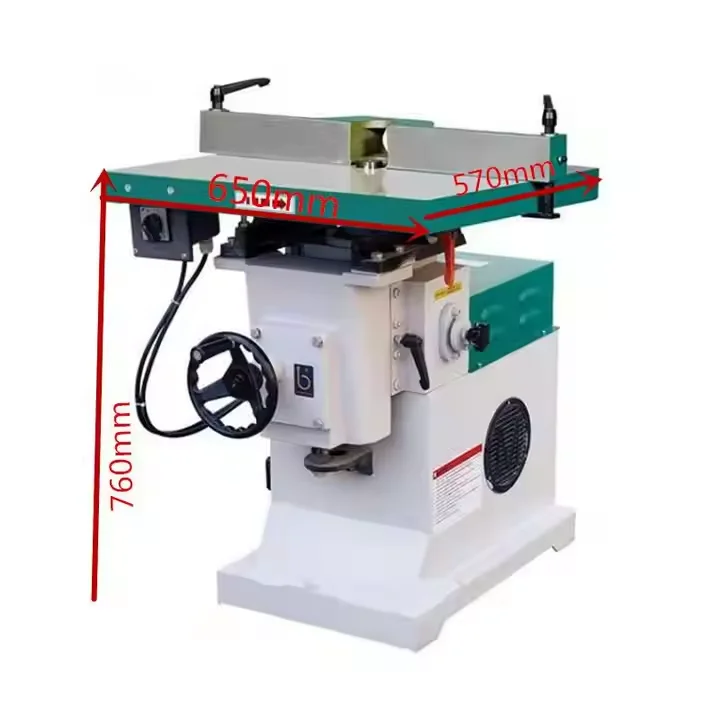 TEBAK High Speed Trimming Chamfering Machine 45Degree Woodworking Slotting Sliding Table Spindle Moulder Vertical Milling Router