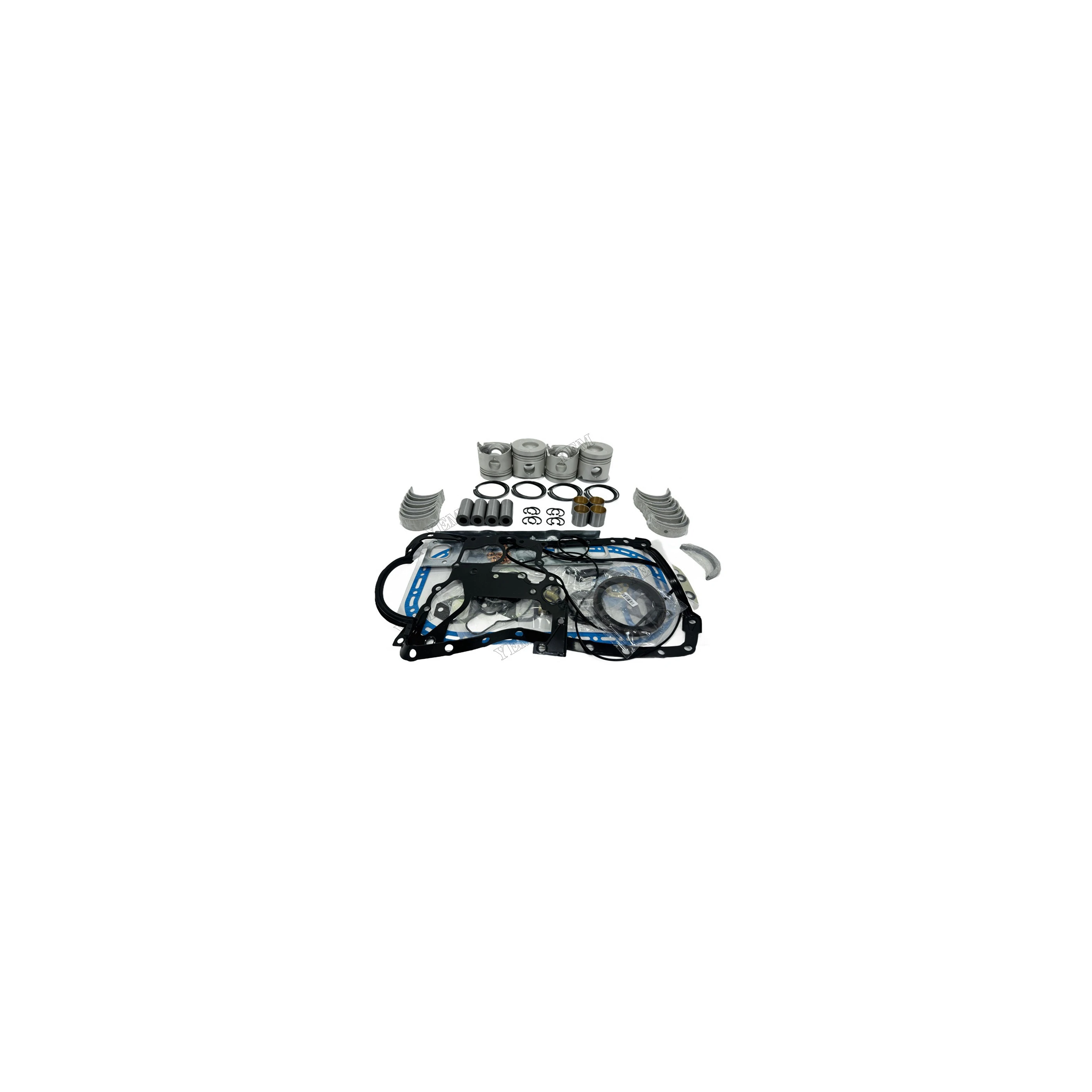 Overhaul Rebuild Kit With Bearings Piston Rings Head Gasket Set Suitable for Isuzu 4JA1 Heavy Duty Engine Parts
