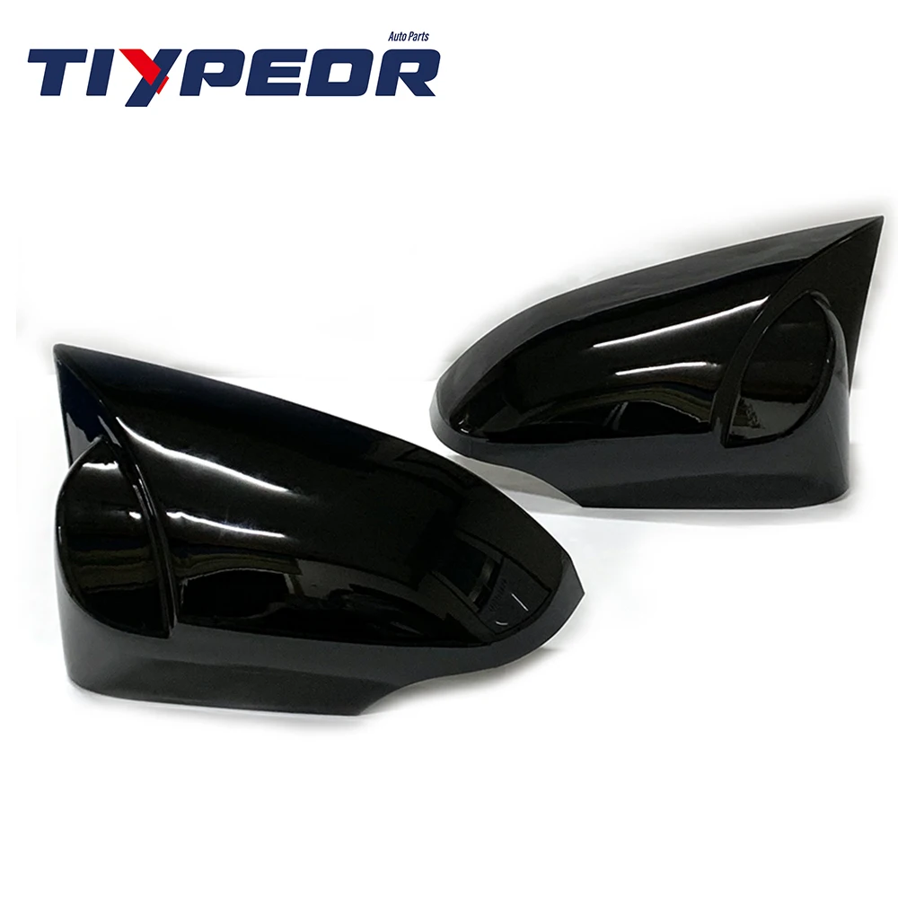 product glossy black side wing rearview mirror cover for toyota corolla 2014   2018 2015 2016 2017 front left  right car decoration-3