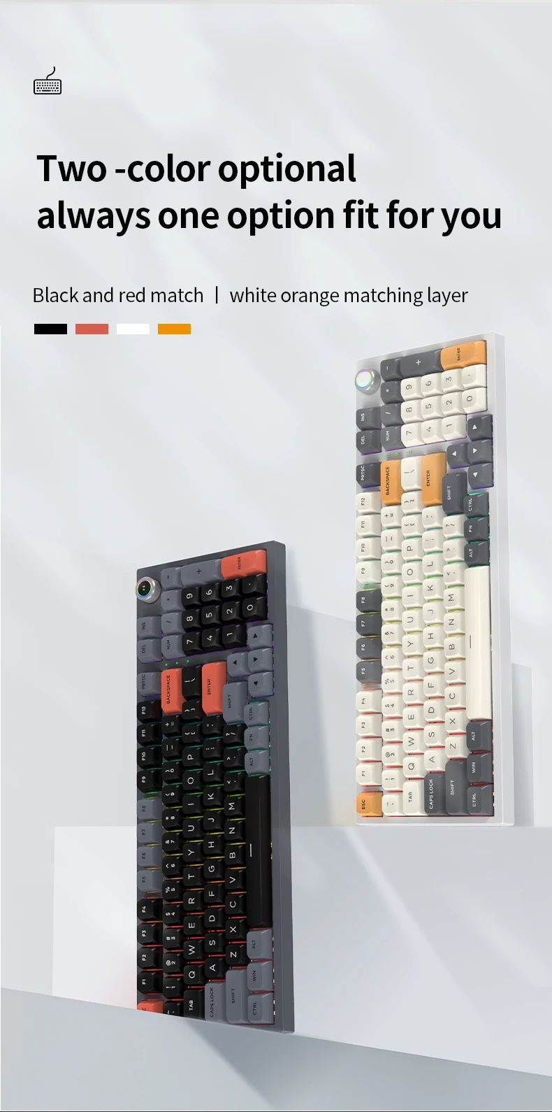 Ak98 97keys Laptop Mechanical Keyboard Game Backlit