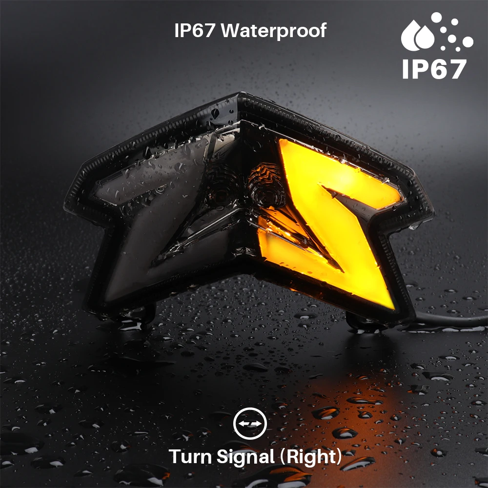 LED Integrated Tail Light for Kawasaki Z800 Ninja Z125 ZX-6R 636