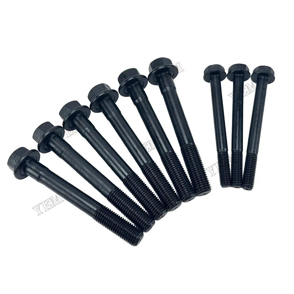 Cylinder Head Bolt 129350-01200 129350-01230 Fit for Yanmar 3D84-1 Engine 2