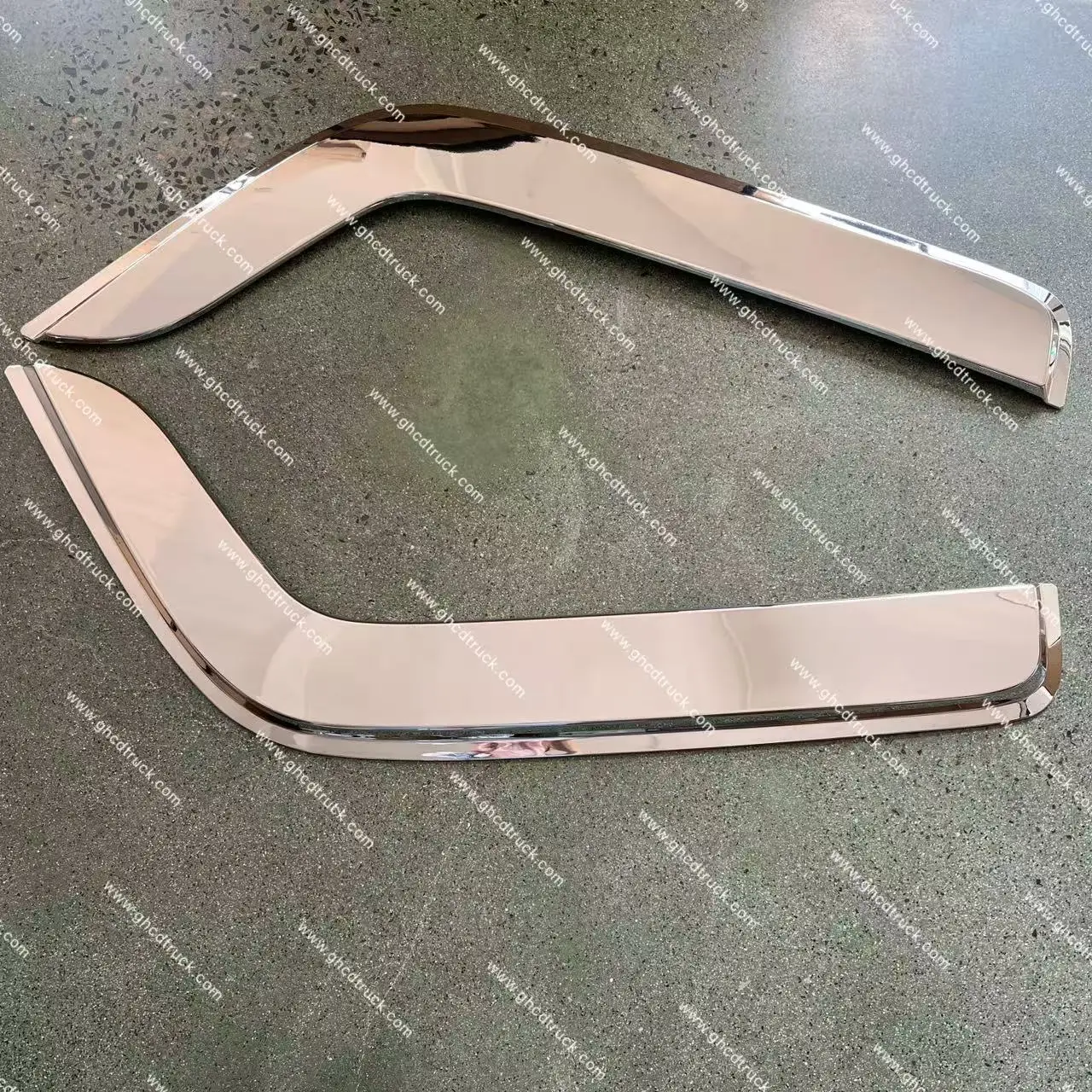 GHCD HOT PRODUCT/HIAH QUALITY PLASTIC CHROME SUN VISOR for JAPANESE TRUCK HINO 300 WIDE BODY PARTS/ISUZU/MITSUBISHI/NISSAN