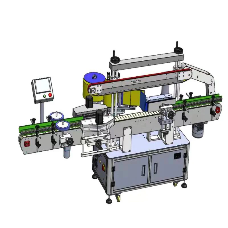 Fabrik kundenspezifische automatische Aufkleberglas-Haustier-Rundflaschen-Etikettiermaschine Etikettenklebemaschine