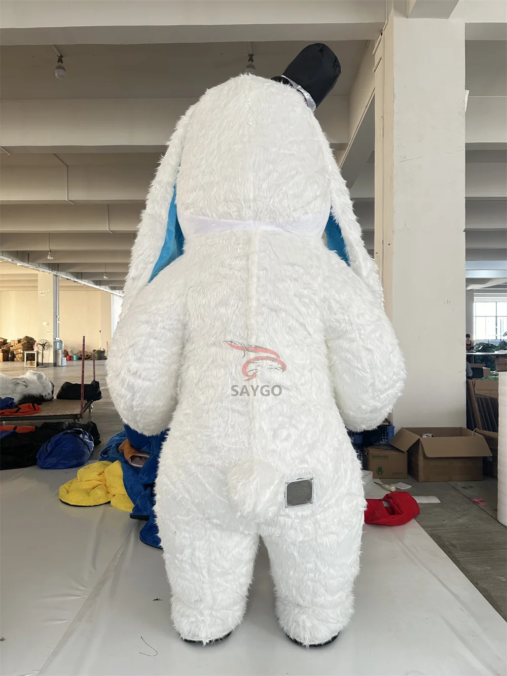 Lop Ear Bunny Plush Doll Mascot Costumes 2m Inflated Drooping Ear Rabbit Mascot Costume Hare Suits for Sale