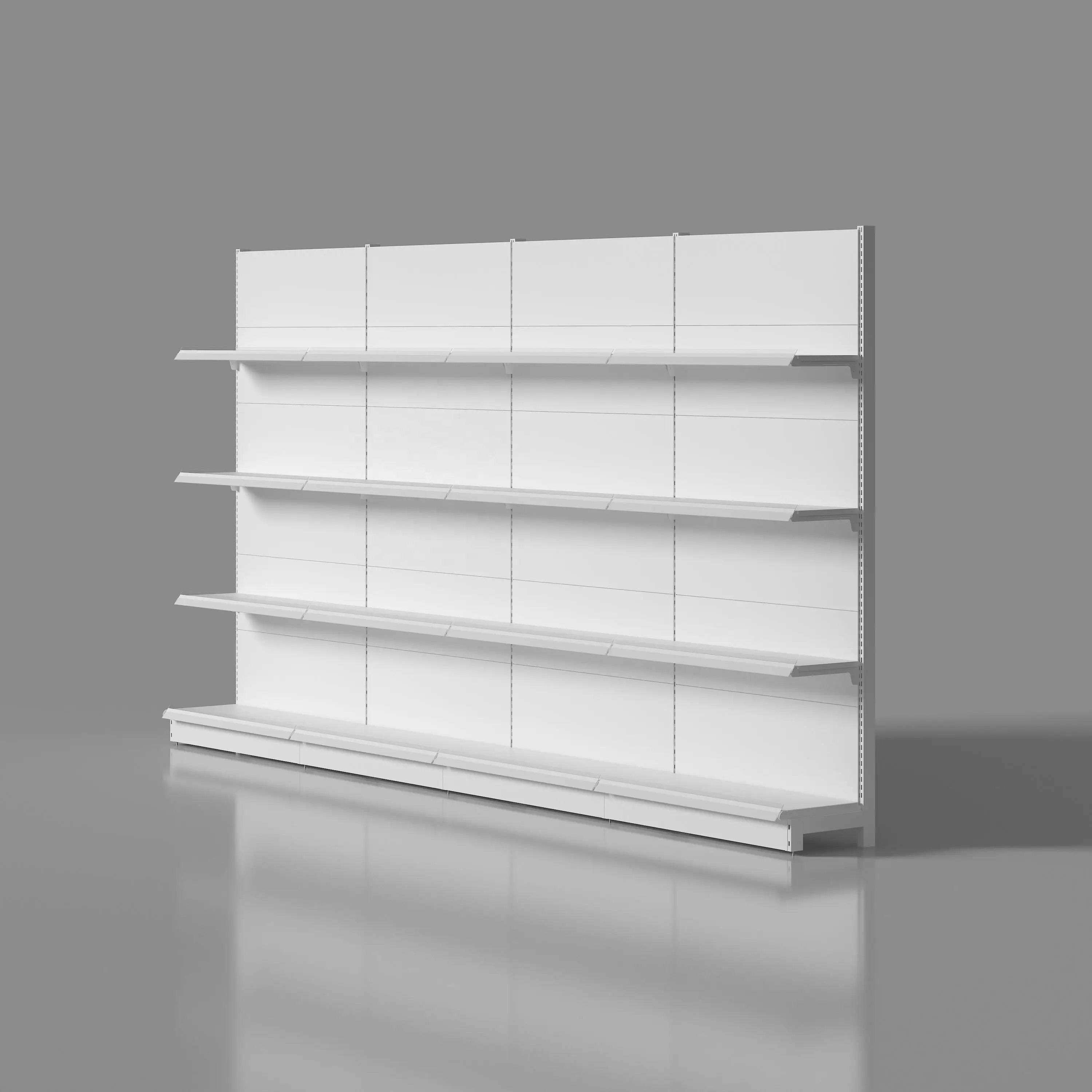 Singlesided Grocery Store Gondola Shelves Display Stand Wall Mini