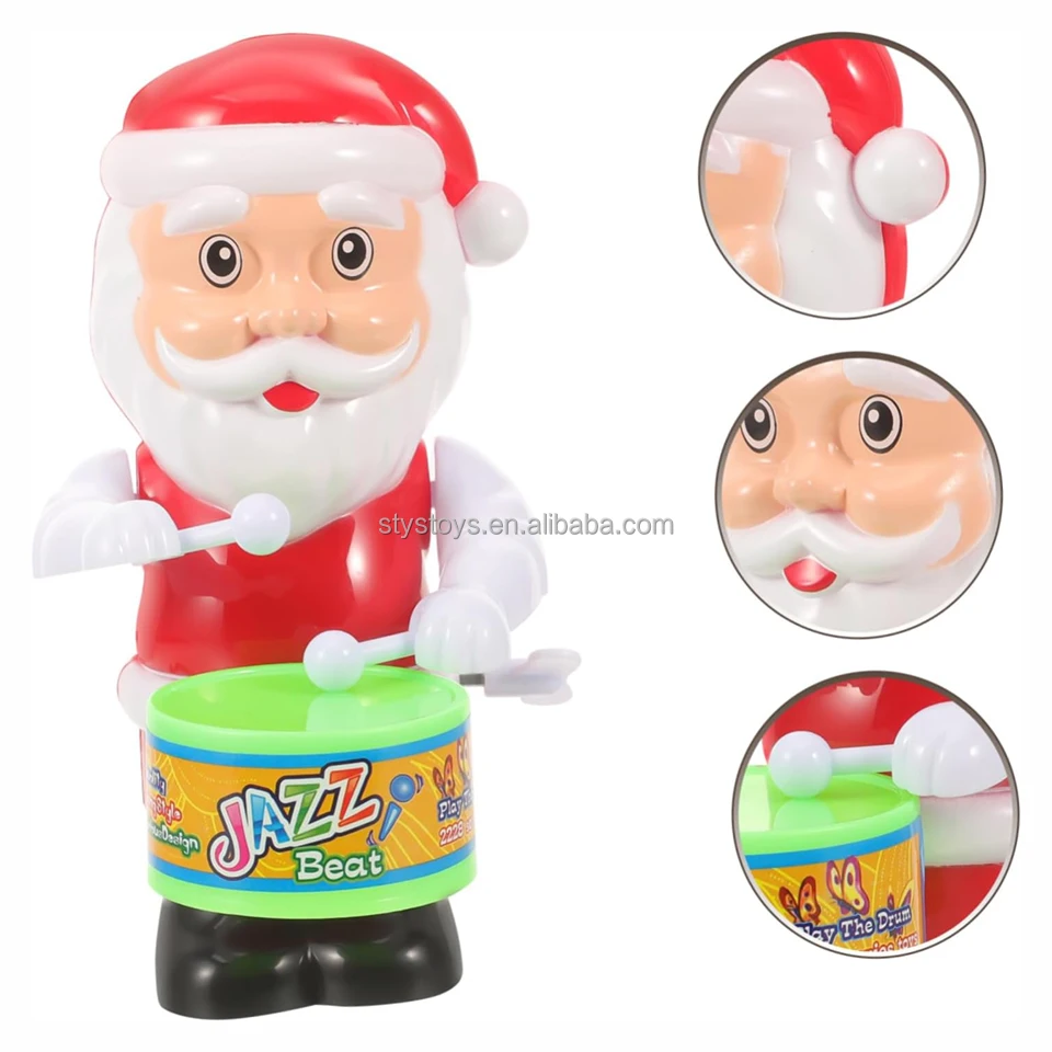 Jouet De Noël à Remonter – Figurine Mécanique Décorative Festive