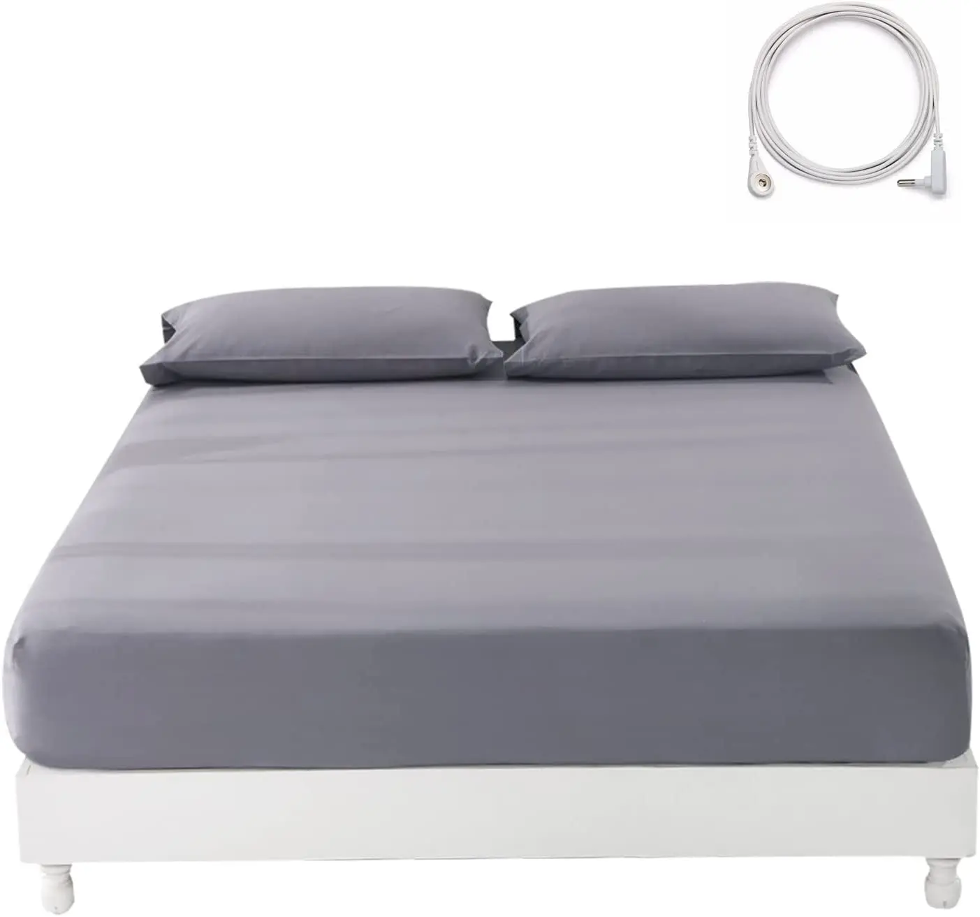 Grounding Fitted Sheets For Earthing King Size Bed Grounding Kit In Silver Thread - Foto 10
