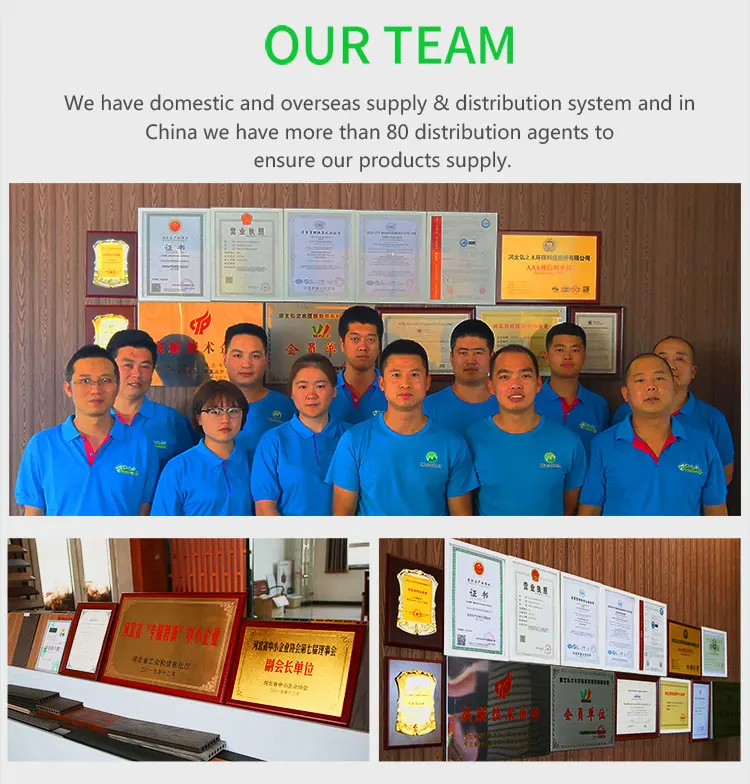 New technology deck outdoor composite woods board wpc decking