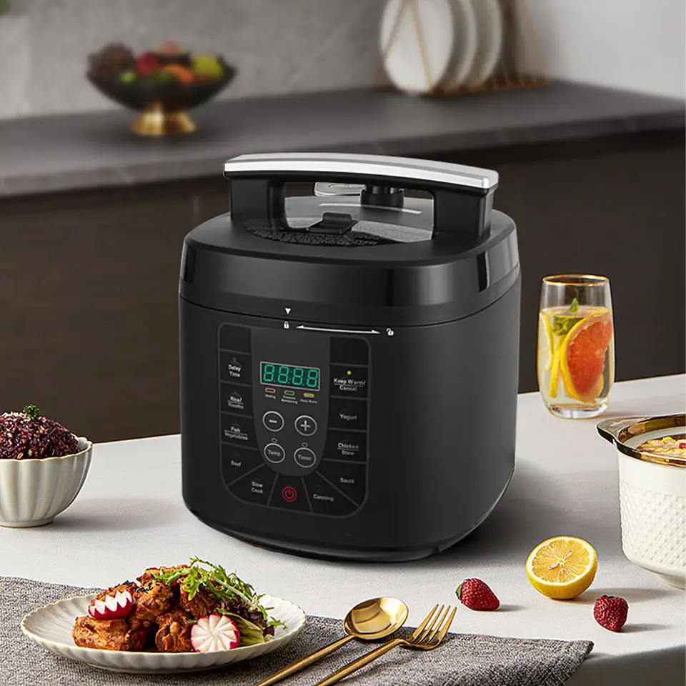 Multifunction 6l Newest 2 In 1 Detachable Lids Oil Free Electric Pressure  Air Fryers Pressure Cooker Air Fryer With Lid - Buy Product on Alibaba.com
