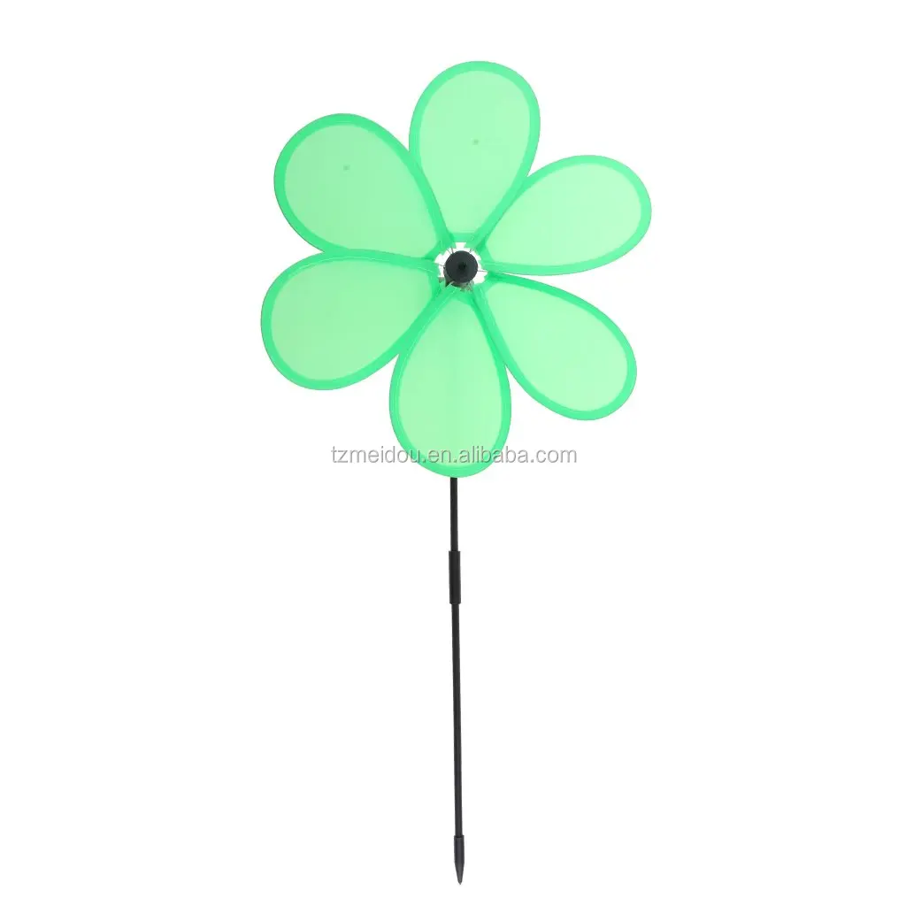 Цветочная ветряная мельница, игрушки для детей, украшение для сада, цветные уличные Спиннеры