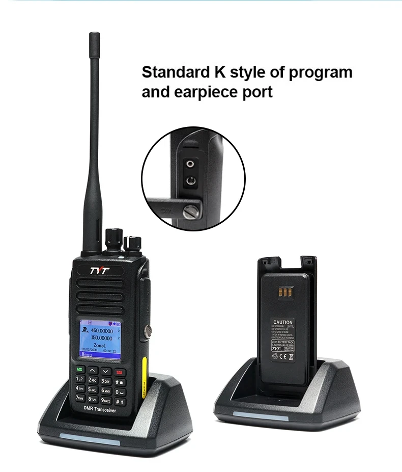 Tyt Md Uv Plus Dual Band Dmr W Aes Arc Encryption Ip Vhf Uhf Dmr Digital Radio Long