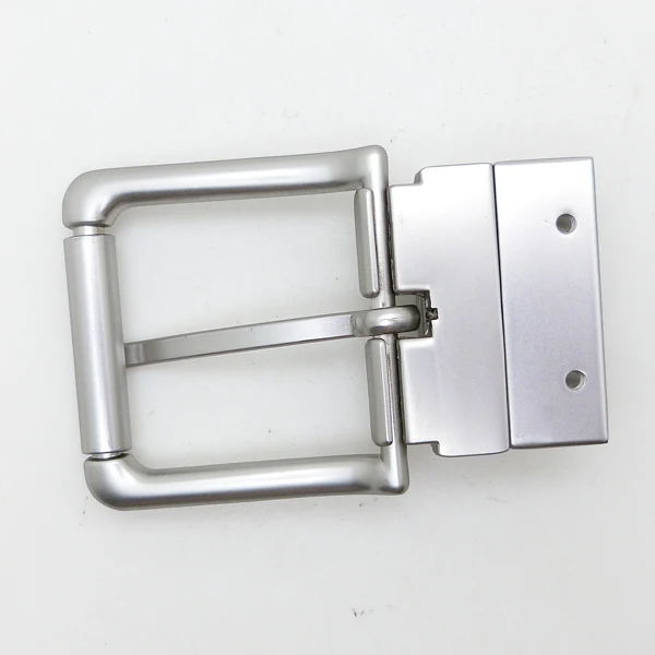 38mm Square Multi-Color Clip Buckles Double-Sides Turning System Reversible Pin Belt Buckle for Webbing Leather Strap