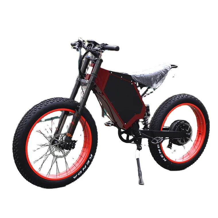 Big Power 8000W 72V Ebike New Style Two Seat Electric Bicycle 12000w Ebike  Two Wheels Electric Bicycle for People