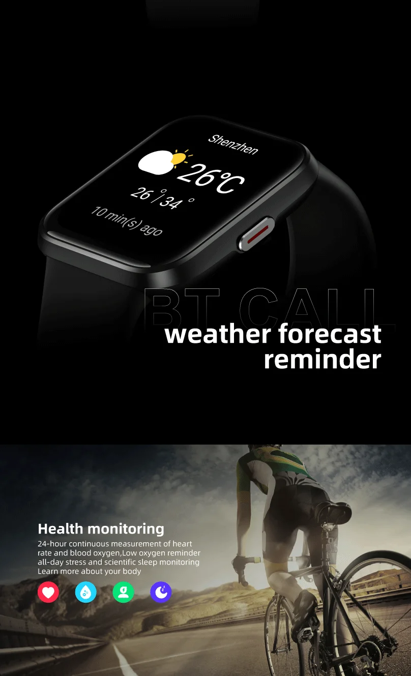 2022 Id208 Bt Bluetoothcalling Smart Watch Fitness Blood Oxygen Watch