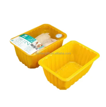 Customizable Plastic Food Tray Whole Chicken Meat Plastic Food Packaging Disposable Packaging Trays box