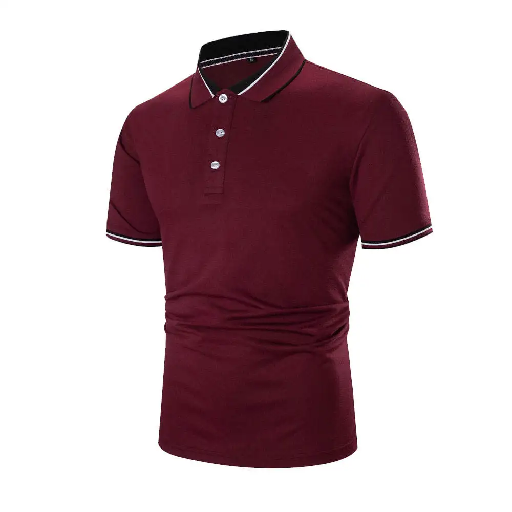 polo shirts High Quality Button Plain Casual Golf Shirt Custom Design Print logo Embroidery Men Cotton Polo Shirt for Men