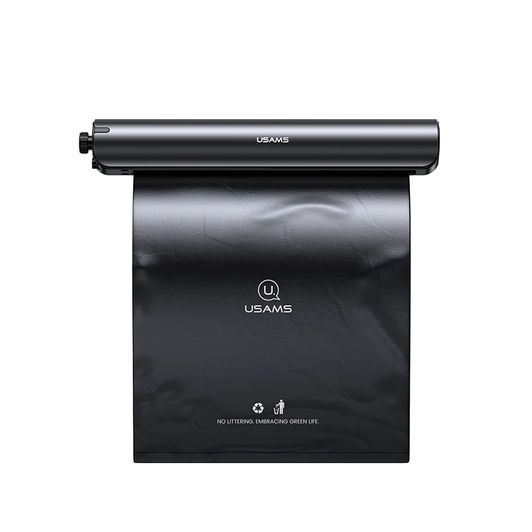 USAMS оптовая продажа приятная на ощупь герметичность 20 шт./рулон 5 кг нагрузочный останова дизайн PE автомобильный Разлагаемый мешок для