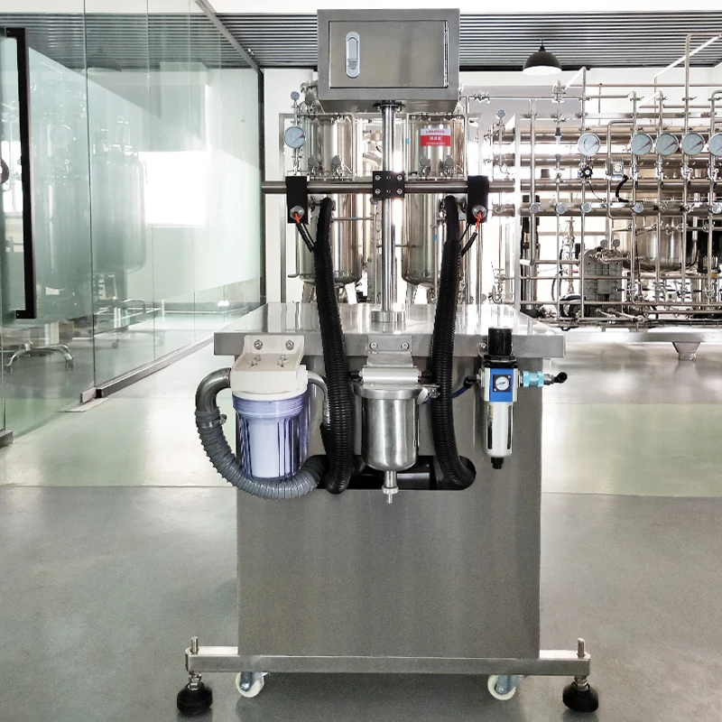 
 PET plastic semi-automatic glass bottle washing machine  