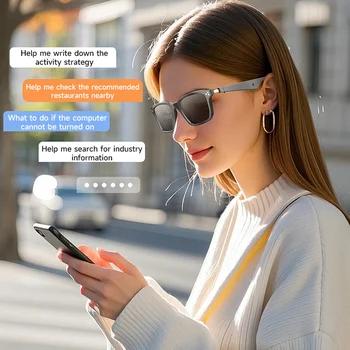 YJ009A    AI Smart Glasses Support 164 Language Translation AI Translation Smart Sunglasses 98% Accuracy [no Additional Charge]
