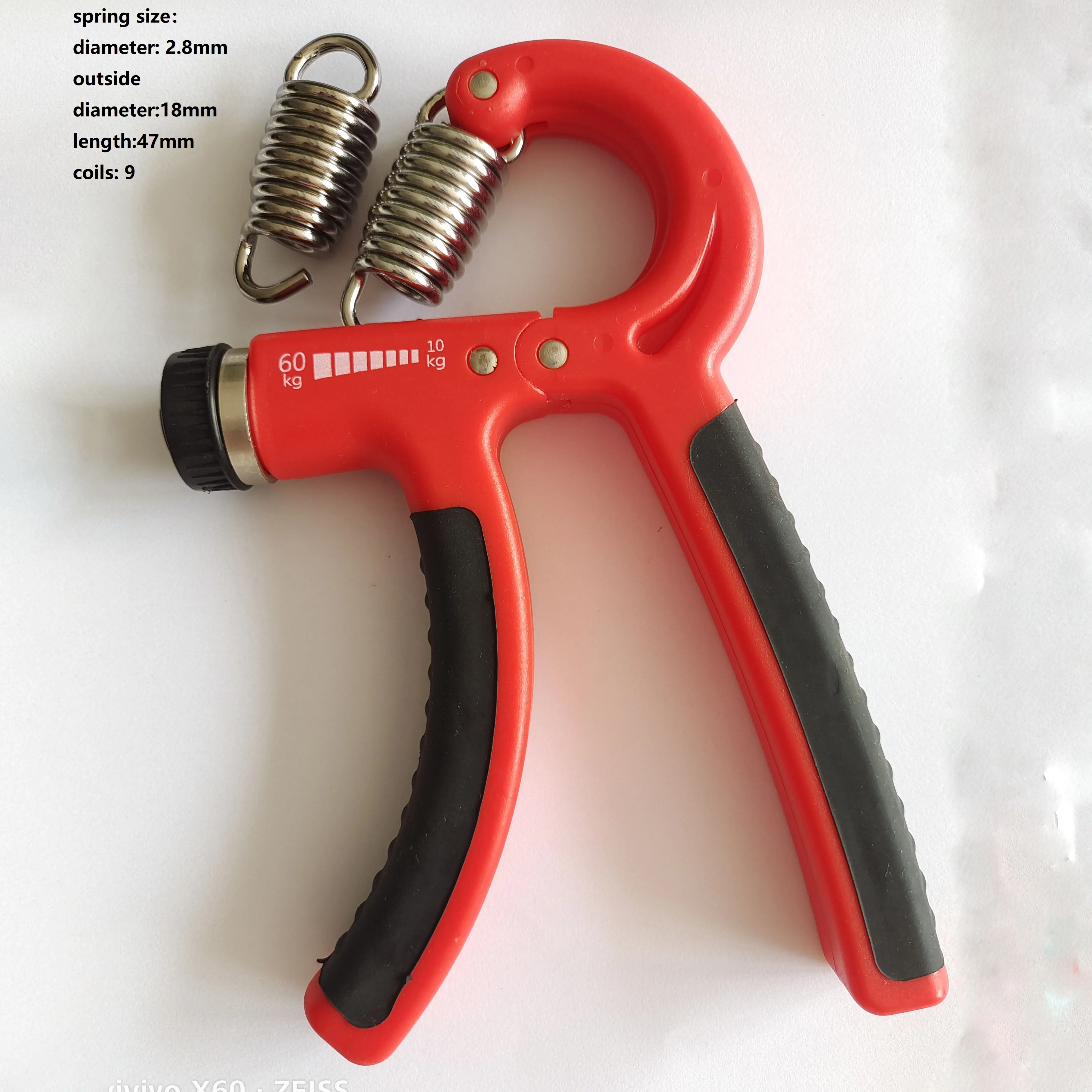 Adjustable Steel Spring Hand Grip Exercise Equipment with Digital Counter  Finger Strengthener for Improved Fitness