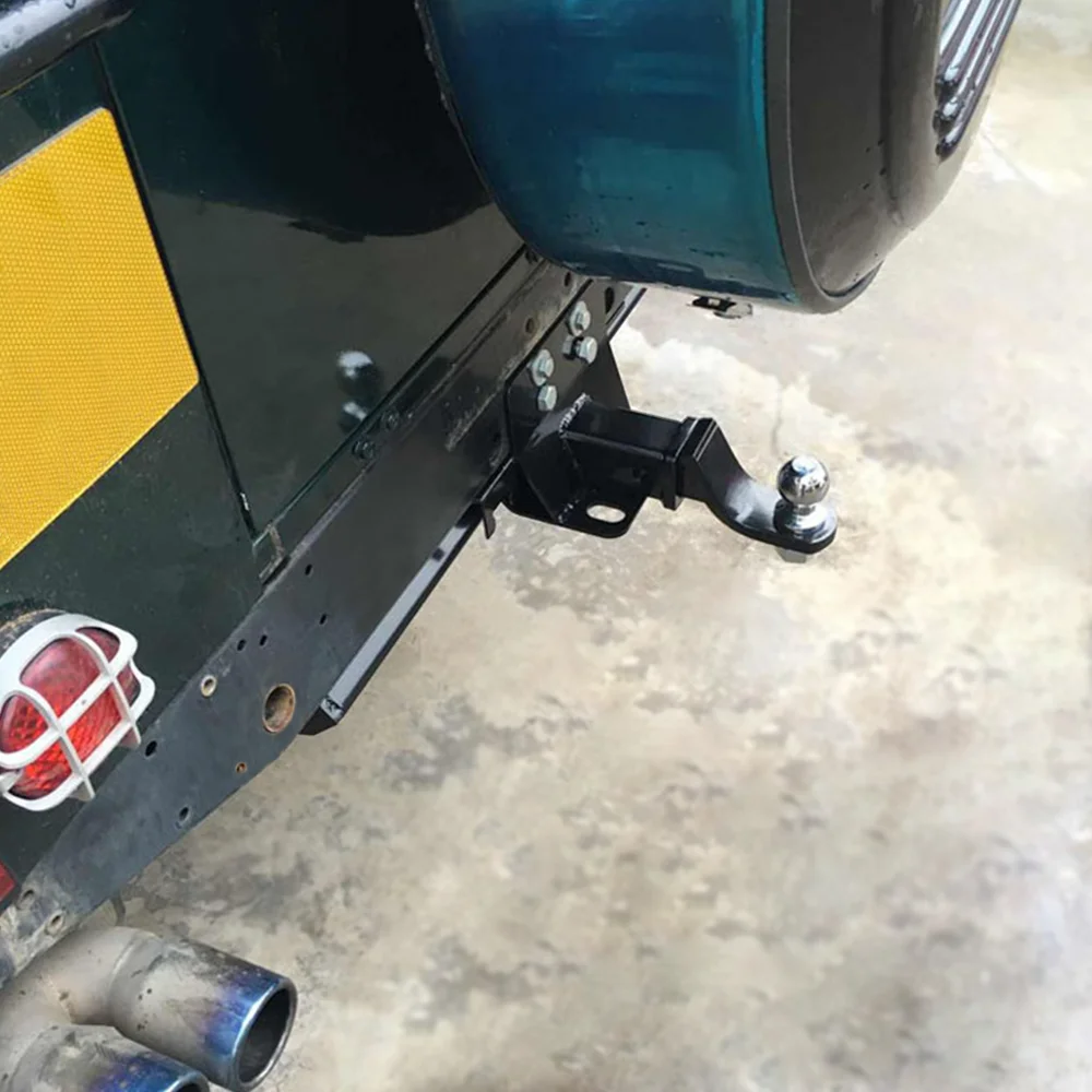 Land Rover Defender 90 110 Rear Bumper - Trailer Tractor Tow Hook Hitch