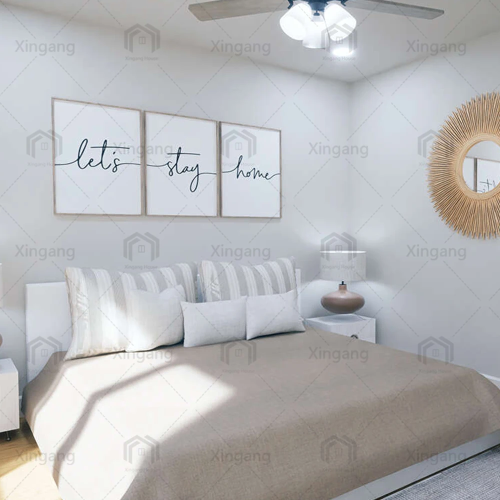 Modern Luxury Residential Villas Flexible Modular Prefabricated Duplex Ready-Made House Waterproof Steel Steel Structure