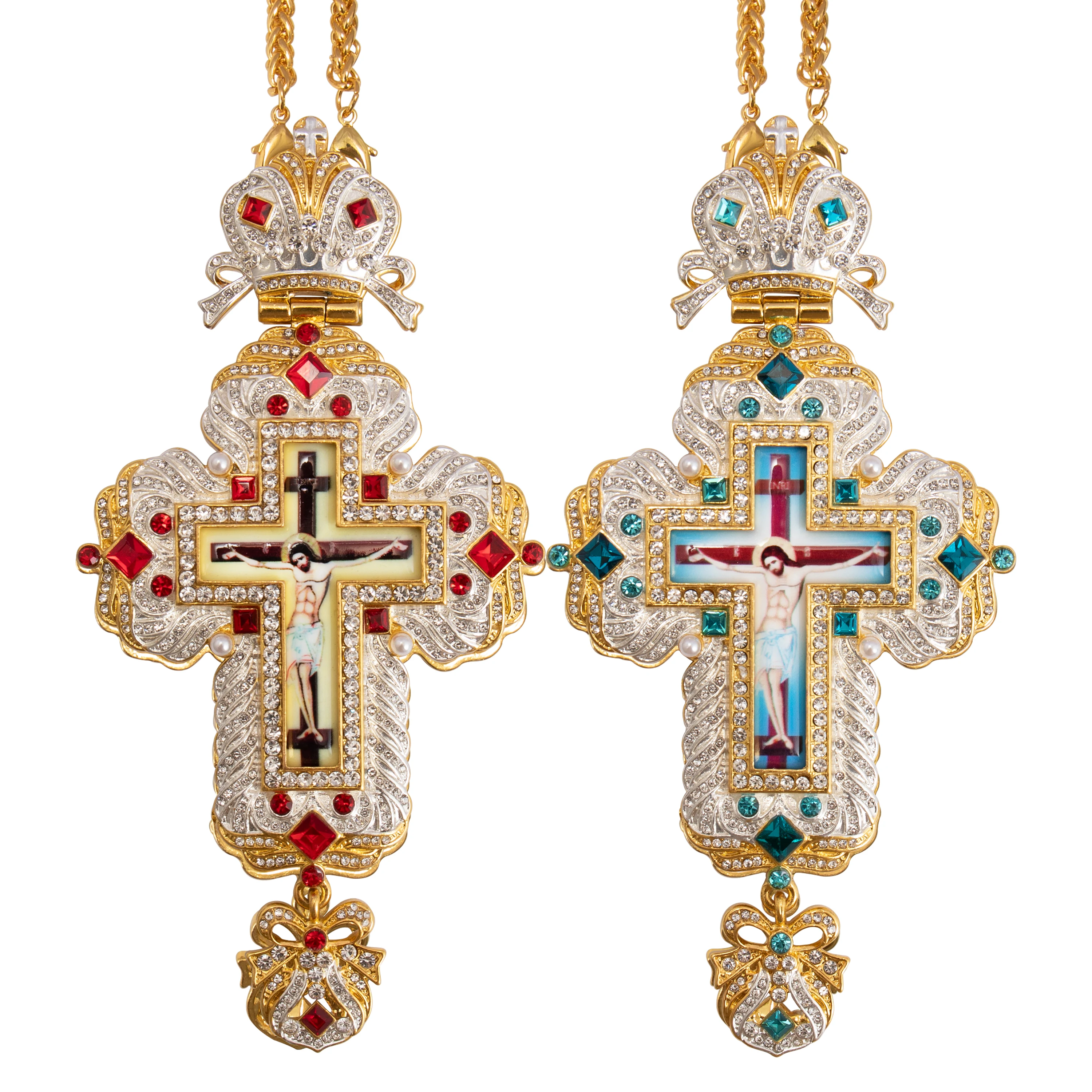 ZD044 Orthodox Religious Church Greek Priest's Pectoral Cross