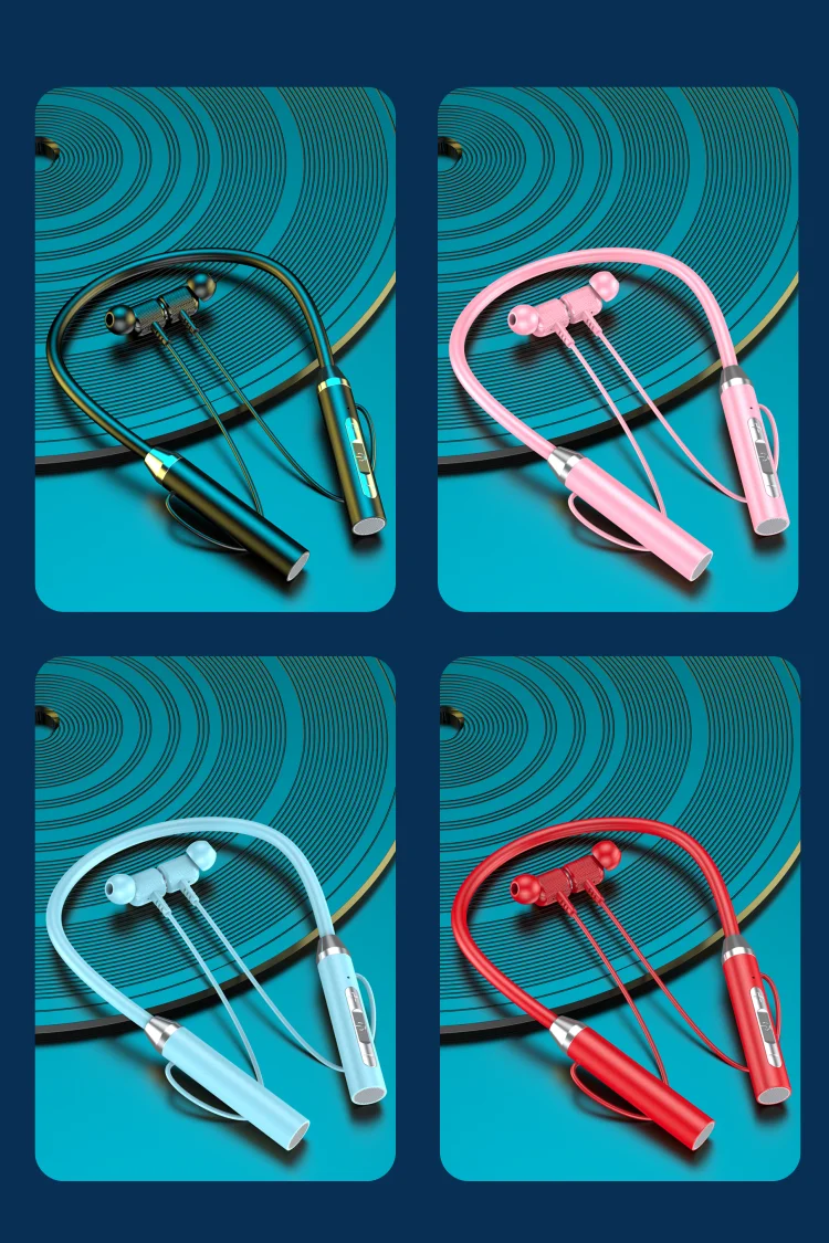 Hot Selling G01 Neckband Running Tws Wireless Headphones Button Control