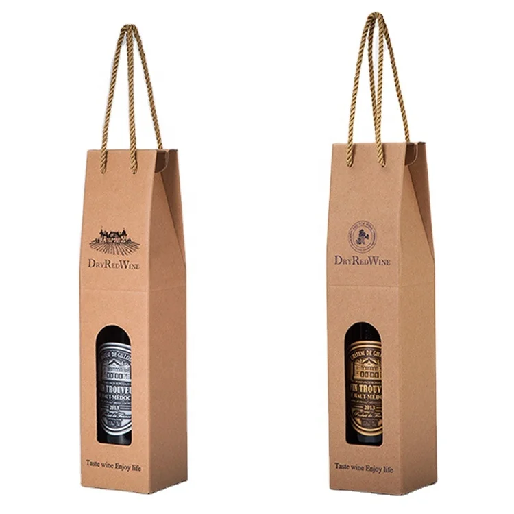 Download Factory High Quality Brown Kraft Paper Christmas Wine Paper Bags For Bottles Buy High Quality Brown Kraft Paper Bag Christmas Wine Paper Bag Paper Bag For Bottles Product On Alibaba Com