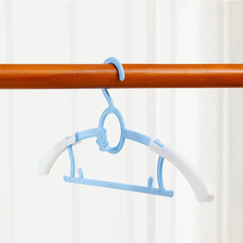 30 Pack Baby Hangers for Nursery Closet, Adjustable Non-slip Kids