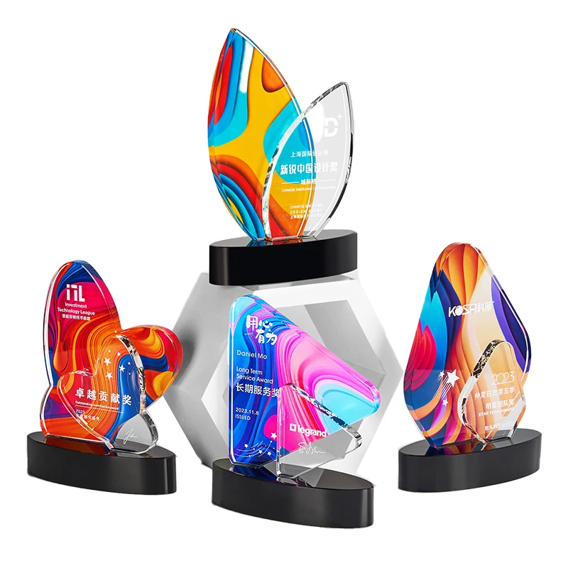 New style colorful  champion league cup trophy for graduation