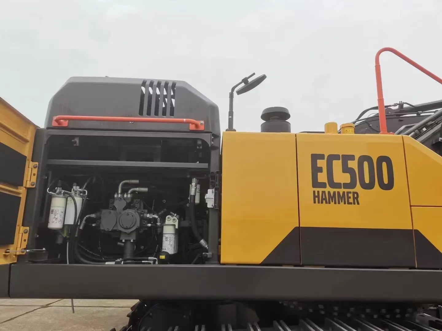 V0Ivo 50 тонн 3 м3 ковш Горнодобывающий экскаватор EC500 Земляная движущаяся