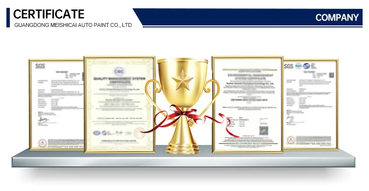 High Performance 2K Solid Paint with Acrylic Resin for Spray Application and 2 Years Shelf Life