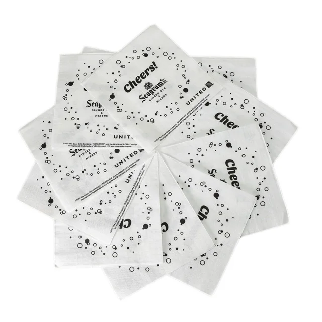 Фабричные креативные бумажные салфетки с индивидуальным логотипом, 25*25 см, 1/4 складных бумажных салфеток, складные бумажные салфетки для дома