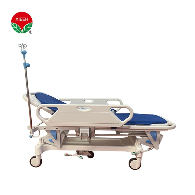 XIEHE Medical Folding Adjustable Ambulance Patient Transfer emergency bed hospital stretcher Trolley