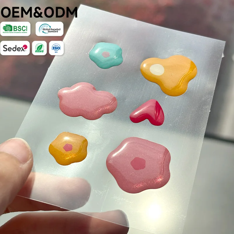 Custom DIY Epoxy Stickers  3D Glossy Decals for Resin Art Crafts