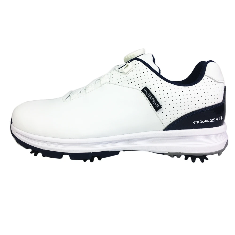 Mazel Waterresistant Golf Shoe Mens Breathable Spikeless Comfort Golf