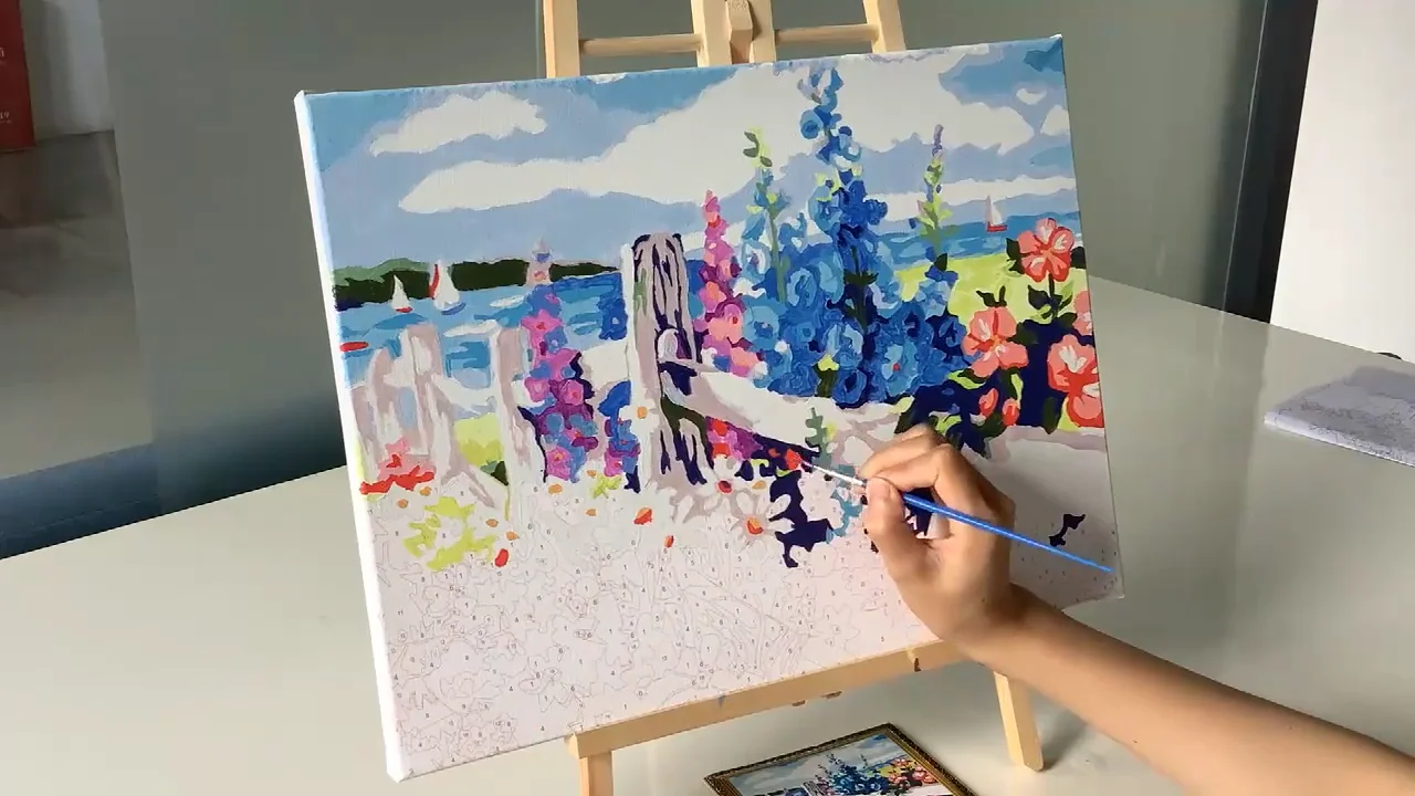 Impressionist Artwork Kits Diy Hand Painted Crafts Pictures To Paint By