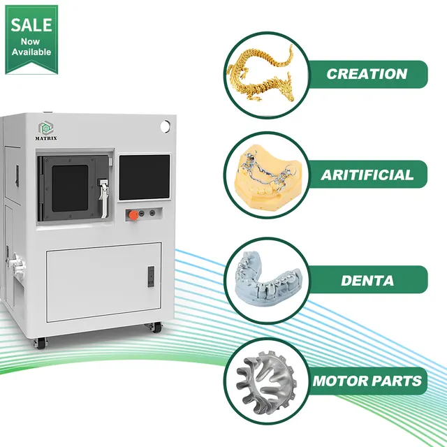 SLM 120 3D Printer Machine Stainless Steel Aluminum Alloy Industrial  Laser Selective Melting Metal SLM 3D Printer Machine