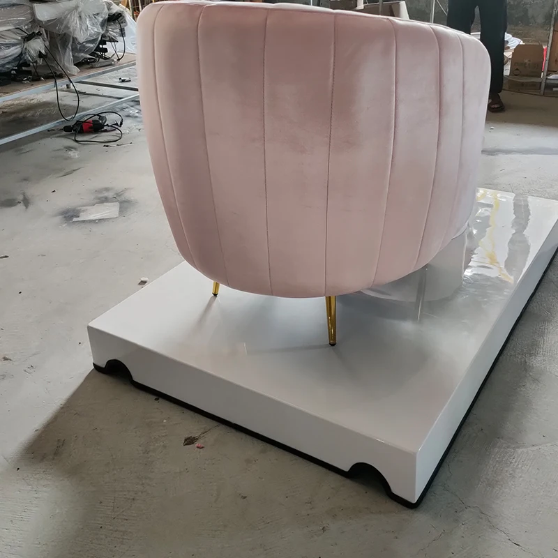 Luxury Pink Pedicure Throne - Spa Pedicure Chairs for Salons