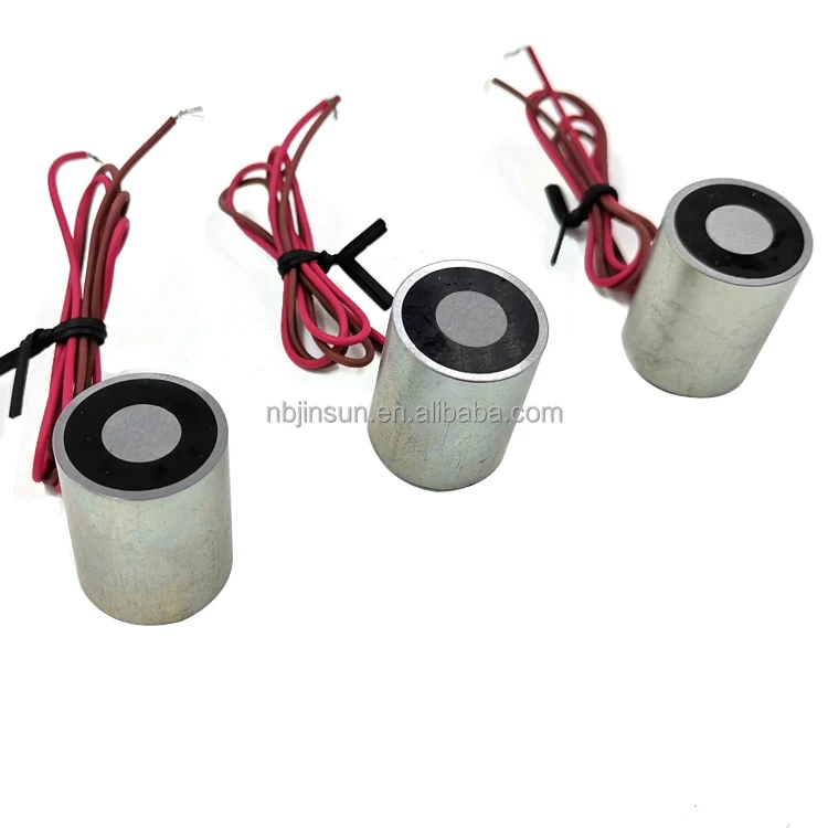 JSP 12v 24v Dc Small Power Super Strong Suction Cup Circular Holding Lifting Electromagnet