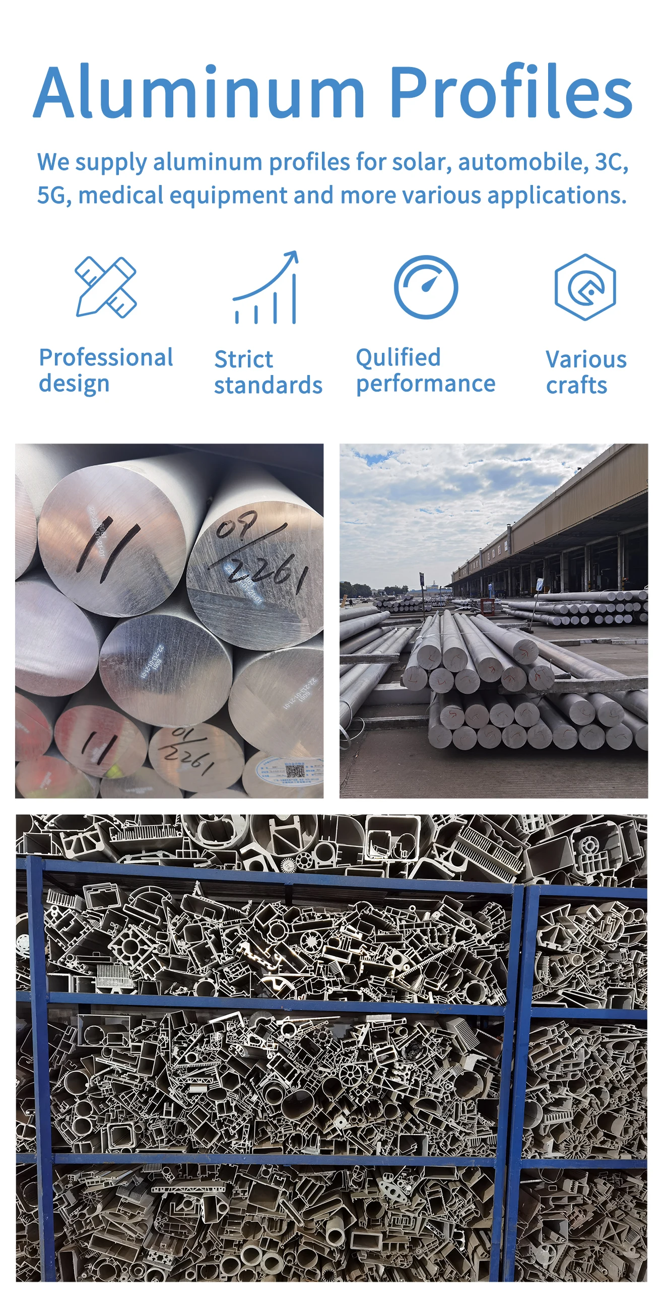 Standard Industrial Extrusion Boat I Beam Profile Aluminium Structural