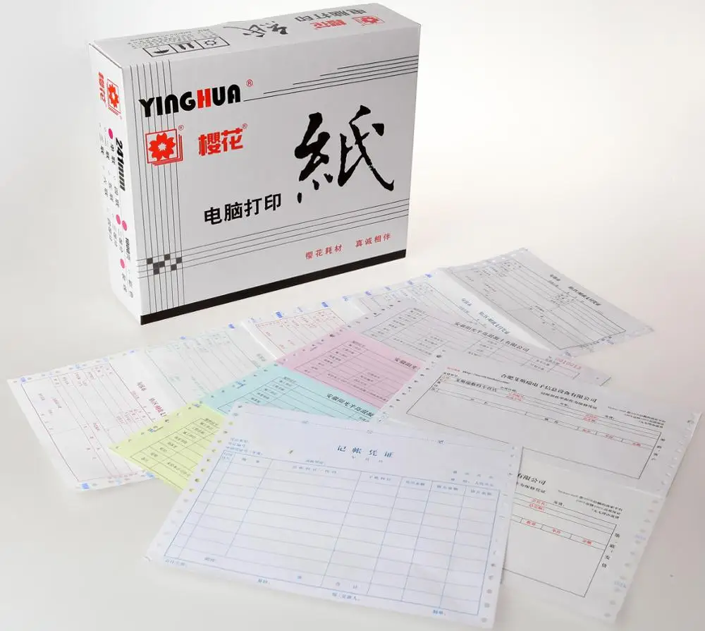 Hot Sale Double A4 Paper Computer Print Copy Paper Letter Continuous