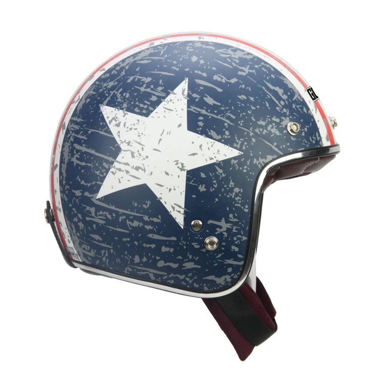 factory directly wholesale modular crash helmet open face blue