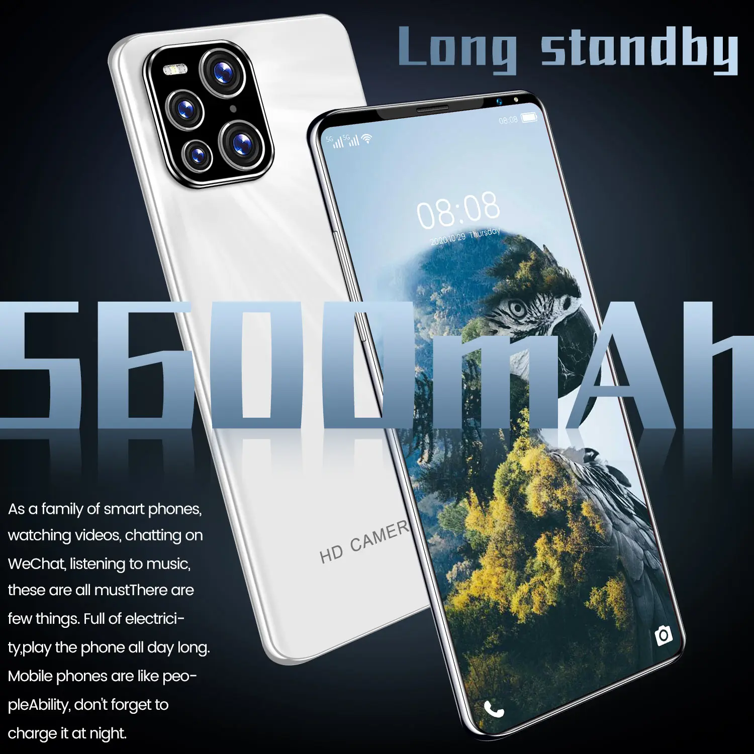 Смартфон X3 Pro, 16 + 512 ГБ, 5600 мАч, 5,5 дюйма, Android 10,1