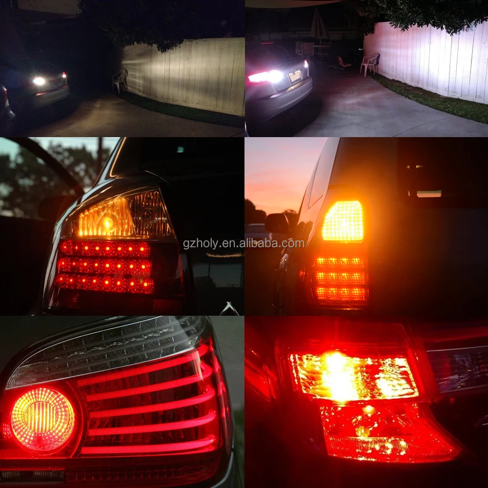 27 SMD 3030 12V Car Led Light W21/5w W21w 1156 1157 Red Amber 7443 7440 T20  Turn Signal Lights Luz Para Auto Ba15s Led Bulbs - Buy 27 SMD 3030 12V Car