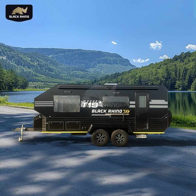 Offroad RV Van Luxury Camping Caravan for Outdoor Adventures