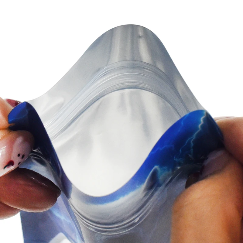 Custom Printed Candy Gummies Packaging Smell Proof Doypack Resealable Aluminum Foil Mylar Ziplock Bag 3.5g 7g 14g 1LB