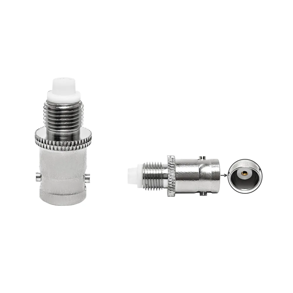 Wholesale Brass Material FME Jack  Female To BNC Jack  Female RF Coaxial Connector Straight adapter